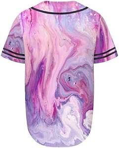 Nouveaux maillots de baseball/softball en marbre violet violet-Uniformes de sport pour hommes, femmes et jeunes - Product Image 5