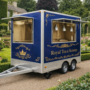 Camion de restauration mobile USA avec cuisine complète pour snacks, beignets, hot-dogs, pizzas, glaces, avec alimentation 220V pour restaurants et commerçants - Product Image 2