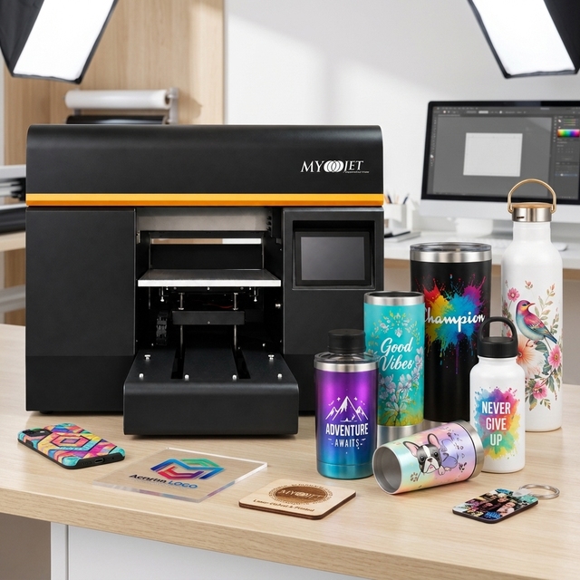 CE A3 UV Flatbed Printer with UV Ink for Acrylic Wood Metal Glass Plastic Phone Case Printing