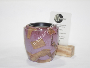 Dernier brûleur traditionnel en bois de Mubkhar en résine Bukhoor brûleur d'encens à usage intérieur pour Ramadan Eid Tradnary Exim Pvt Ltd - Product Image 4