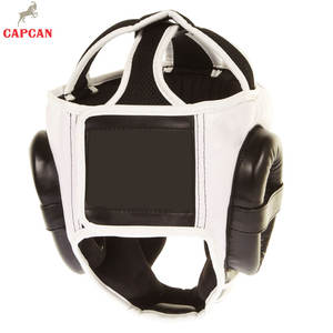 Protège-tête en cuir pour homme de qualité supérieure pour MMA Boxe - Sécurité Léger Durable & Respirant - Product Image 6