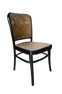 Silla Moderna de Ratán Negro Estilo Rústico Ecológica con Tejido de Caña Natural para Sala de Estar, Cocina y Almacén - Product Image 4