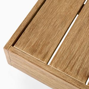 Table basse de qualité supérieure en teck massif de couleur naturelle pour usage intérieur - Product Image 4