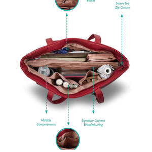 Sac fourre-tout en cuir pour femme de qualité supérieure, léger, entièrement personnalisé, anti-plis, Hamid International HI-WTV-009 - Product Image 5