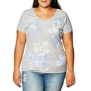 Camisetas de Poliéster Personalizadas al por Mayor para Mujer, Secado Rápido, Tela Suave, Camisetas Lisas de Mezcla de Poliéster para Mujer - Product Image 4