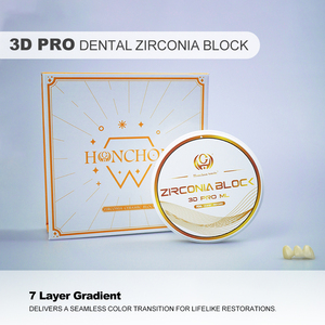 Laboratorio dentale in zirconio dentale in zirconio da 98mm 3D Pro materiali a blocchi di zirconi multistrato - Product Image 5
