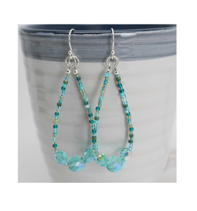 Pendientes largos de resina con cuentas personalizadas de estilo occidental, adorno único, accesorios femeninos - Product Image 2