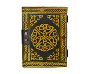 Libro de bocetos de hechizos diario de cuero suministros hechos a mano celta atrapasueños cuadernos mujer grande planificador de viaje sombras - Product Image 2