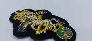 Parches de tela Wok bordados a mano con accesorio magnético Insignias de emblemas de alambre de lingotes cosidos - Product Image 4