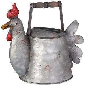 Ensemble de jardinières galvanisées au design unique en relief à la main pour jardin de plantation intérieur et extérieur et pots de fleurs pour la maison - Product Image 4