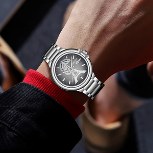 <span class=keywords><strong>Montre</strong></span>-bracelet <span class=keywords><strong>de</strong></span> <span class=keywords><strong>luxe</strong></span> française pour homme, étanche, boîtier rond, Tour Eiffel, acier inoxydable personnalisé, mouvement japonais, OEM ODM, <span class=keywords><strong>montre</strong></span> à quartz - Product Image 6