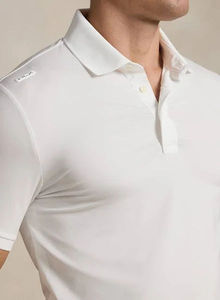 Camiseta de Golf para Hombre de Color Sólido al por Mayor, de Alta Calidad, Corte Regular, Manga Corta, 100% Fibra de Bambú, Secado Rápido, Ecológica - Product Image 3