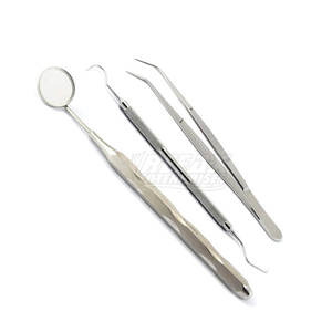 Ensemble d'instruments dentaires manuels en acier inoxydable plaqué or de qualité supérieure, certifié CE, vente en gros, nouveauté 2025 - Product Image 1