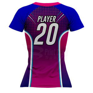 เสื้อซอฟต์บอลคอกลมแบบใหม่มาแรง ราคาสุดคุ้ม ผลิตจากโพลีเอสเตอร์ 100% - Product Image 4