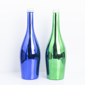 Botella de cristal de champán de 750 ml con impresión UV, personalizable, colorida, dorada, <span class=keywords><strong>azul</strong></span>, Rosa, Verde - Product Image 4