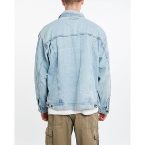 Meilleure vente Veste en jean vintage à imprimé brodé pour hommes pour hommes Design personnalisé Vêtements d'hiver-Nouvelle vente en gros décontractée à la mode - Product Image 2