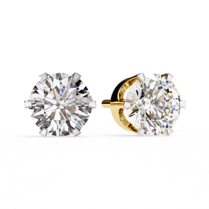 Pendientes de Diamantes Cultivados en Laboratorio Únicos de Oro de 18K para Mujer, Joyería Fina para Compromiso y Boda, Certificados por IGI, Lujosos, Premium y Elegantes - Product Image 1