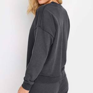 Sweats à capuche et sweat-shirts imprimés personnalisés pour femmes automne hiver col rond coton/bambou polaire écologique toutes les tailles - Product Image 3