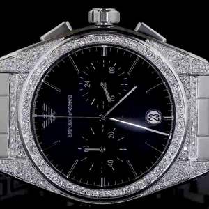 Montre de luxe à mouvement mécanique ETA, acier inoxydable, cadran analogique, verre 18 mm, design moderne, diamants cultivés en laboratoire, cadeau parfait pour homme - Product Image 2