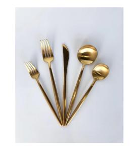 Ensemble de couverts en laiton fabriqués à la main de haute qualité Couverts supérieurs de l'Inde fabriqués avec du métal-Fourchettes incluses - Product Image 2