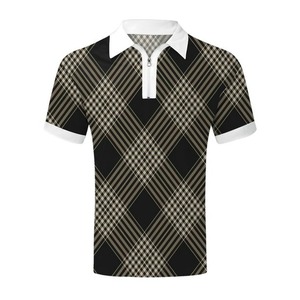 2025 Summer New Design New Fashion <b>Red</b> Color Latest Printed Design Custom <b>Men</b> <b>Polo</b> <b>Shirts</b> - Product Image 5