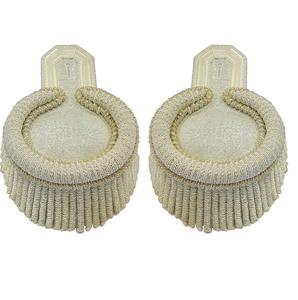 Nouvelles épaulettes en fil de bullion, franges dorées, uniformes de fanfare - Product Image 1