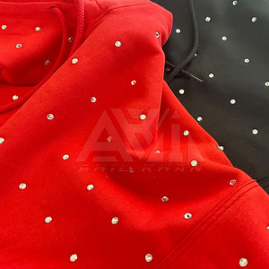 Novedad: Sudaderas con Capucha de Forro Polar con Pedrería para Hombre, Invierno, Color Sólido, Ecológicas y Transpirables - Product Image 2