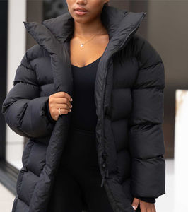 Chaqueta de Plumón de Diseñador en Oferta, Chaqueta de Burbuja Personalizada, Suave, para Exteriores, Talla Grande, para Mujer, Chaqueta de Plumón Cálida y Moderna para Invierno - Product Image 2