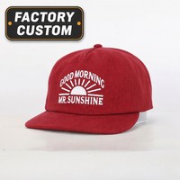 Casquette de baseball unisexe en toile à 5 panneaux, personnalisable, broderie 3D, logo, ajustable, haute qualité, style sportif, pour toutes les saisons, vente en gros OEM