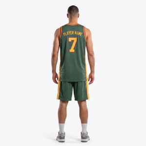 Conjunto de Uniforme de Baloncesto Personalizado Sublimado Thapur Sons - Jersey y Pantalones Cortos de Malla de Poliéster de Secado Rápido con Cuello en V para Hombre, Talla 6XL - Product Image 2