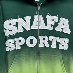 Chándales con Logotipo Personalizado, Bordado Desgastado, 100% Algodón, Patrón Sólido, Pantalones Deportivos, Chándal Bordado - Product Image 3