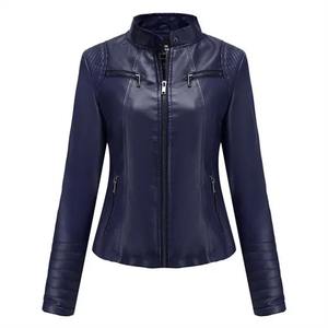 Otoño Invierno mujer nueva moda Casual una pieza chaqueta abrigo versátil cuero suelto piel algodón relleno tejido procesamiento - Product Image 5