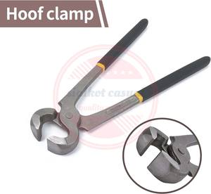 ชุดเครื่องมือม้าเสือสแตนเลส 4 ชิ้นพร้อมกระเป๋าหนังคุณภาพระดับพรีเมียมเครื่องมือสัตวแพทย์ที่กําหนดเอง - Product Image 3