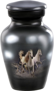 โกศแกะสลักดีสีน้ำเงินรอยัล - Product Image 3