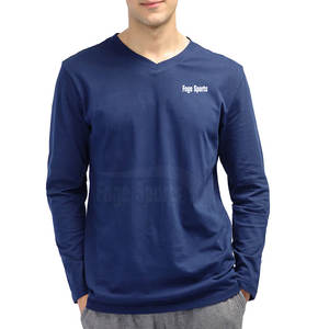 Camiseta de manga larga de Color sólido de último diseño para hombre, camiseta de manga larga duradera de secado rápido, camiseta de manga larga para exteriores - Product Image 1