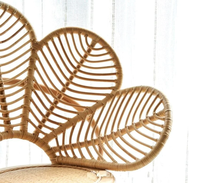 Chaise en rotin naturel en osier Intérieurs Meubles Sièges Chaise de salon faite à la main Chaise de jardin Cour Fauteuil de salon simple
