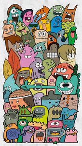 Papel pintado de foto hecho en Alemania murales tira cómica verde rosa azul vinilo no tejido Mural de pared Premium habitación de niños-1,59x2,80 M - Product Image 4