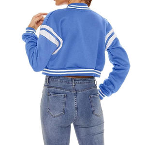 2024 lourd femmes Bomber Letterman en cuir véritable manches femmes Letterman vestes pour Offre Spéciale - Product Image 2