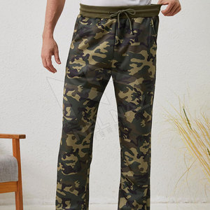 Pantalon de jogging et pantalon de survêtement unisexe en molleton de coton extensible quatre directions, taille haute, réversible, style streetwear décontracté - Mode hiver - Product Image 3