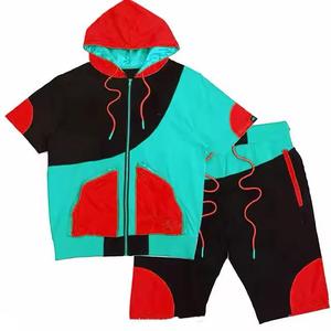 Nylon Windbreaker Custom Two Piece <b>Shorts</b> Sets for 2025 Waterproof <b>Zip</b> up Track suit - Product Image 3