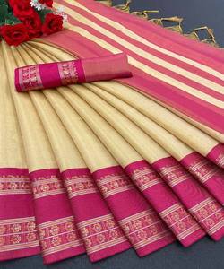 ผ้าส่าหรีผ้าไหมนิ่มสำหรับผู้หญิงอินเดียใหม่ศิลปะ Banarasi ชุดเดรสแบบไม่มีตะเข็บ - Product Image 6