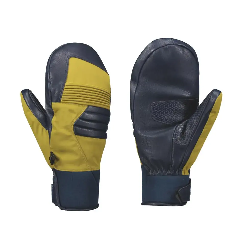 Kunden spezifische Snowboard handschuhe Wind dichtes Modedesign Polyester futter Gestrickte Manschetten Sport handschuhe im Freien
