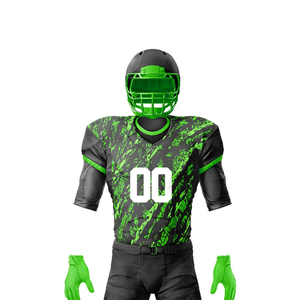 Uniforme de Fútbol Americano Juvenil de Poliéster de Alta Calidad, Uniformes Deportivos Personalizados para Equipos con Diseño de Número por Sublimación - Product Image 4