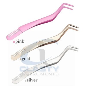 Imprimer Logo Fiber Tip Pince à cils Degré Nano Grip Pince à épiler Marque privée personnalisée Extension de cils Pince à épiler - Product Image 2