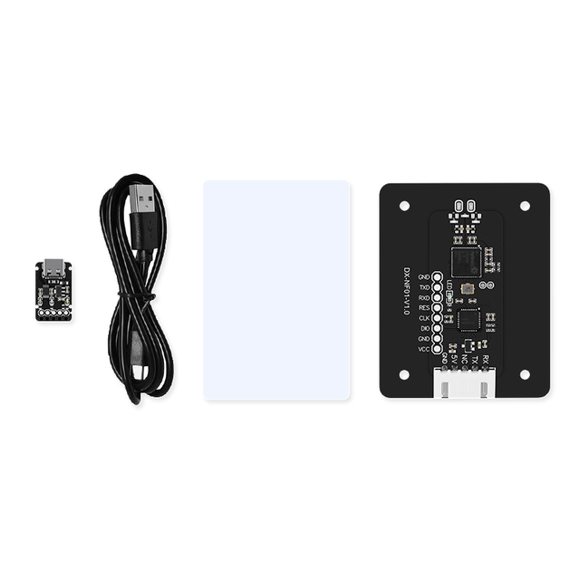 DX-NF01-SET IC Card Reader/Elevator Access Control M1 Card Read and Write Copy, Compatible pi PN532 NFC RFID module board