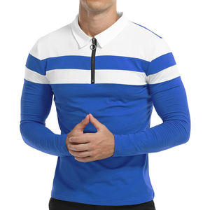 Venta al por mayor caliente de poliéster de algodón personalizado impreso ropa informal de los hombres polos personalizados con logotipo bordado polos de los hombres - Product Image 4