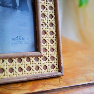 กรอบรูปหวายธรรมชาติทำจากมือ,กรอบไม้หวายสำหรับตกแต่งบ้านขายส่งจากเวียดนาม - Product Image 5