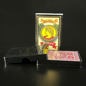 Poker en plastique de nouvelle qualité lisse plaqué cadeau créatif jeux de société de poker durables ponts personnalisés - Product Image 6