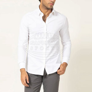 Men's Breathable Knitted Flannel Full Sleeve Button <b>Shirt</b>-Sleek Modern Fit Customized Design High Quality Casual <b>Office</b> Wear - Product Image 5