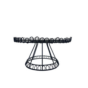 Nuevo Soporte para Pastel de Alambre de Hierro Ecológico, Apto para Lavavajillas, Acabado Negro, de un Solo Nivel, para Hogar, Bodas, Fiestas de Cumpleaños, Decoración de Mesa - Product Image 2